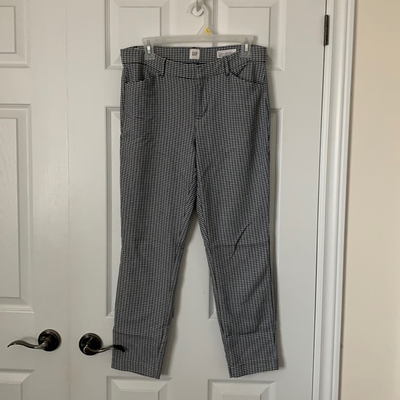 Plaid Skinny Ankle Slacks - Picture 1 of 5